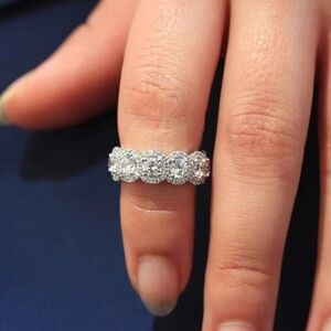 GULAMI BLACK  BRIDAL WEDDING  ETERNITY RING